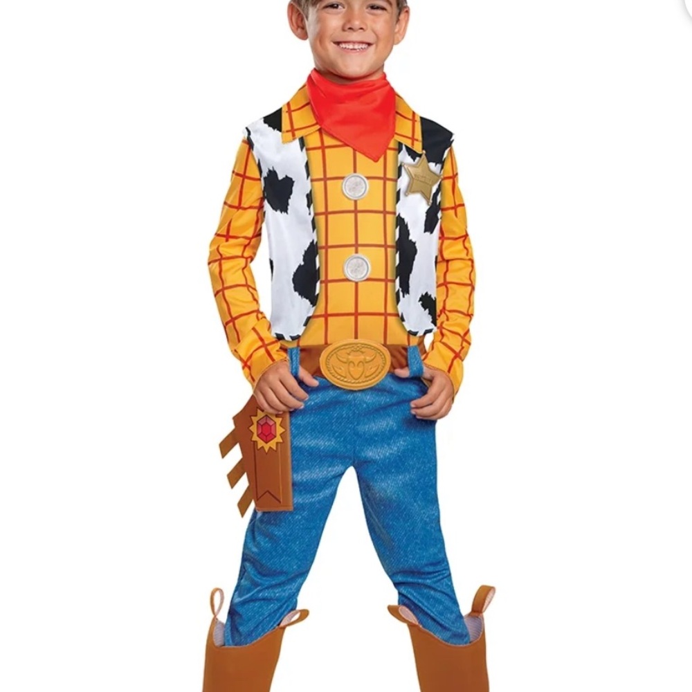 Disneys Toy Story Sheriff woody Cowboy Kids Costume 3-4t